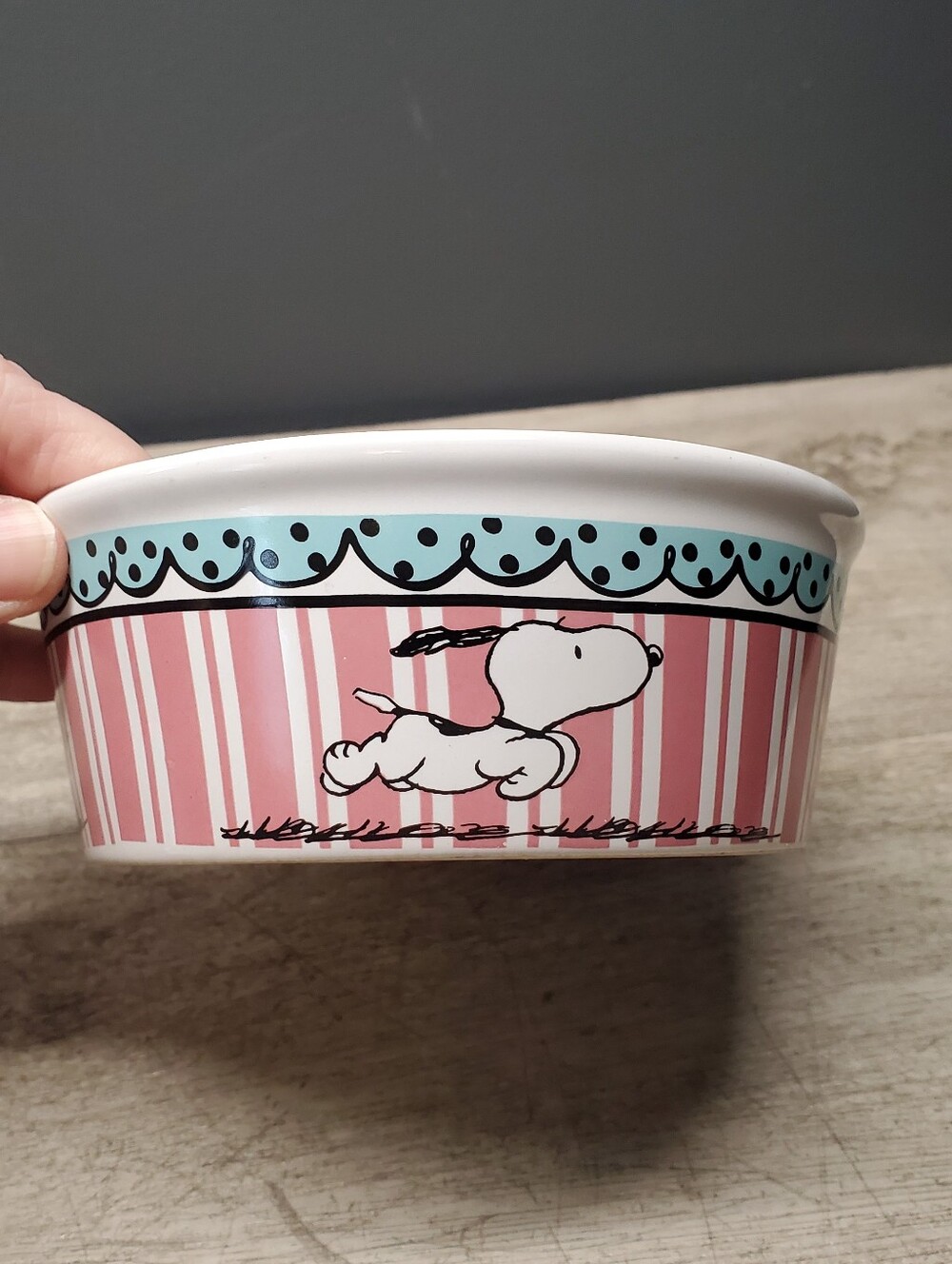 Peanuts Snoopy dog bowl - Picture 2 of 4